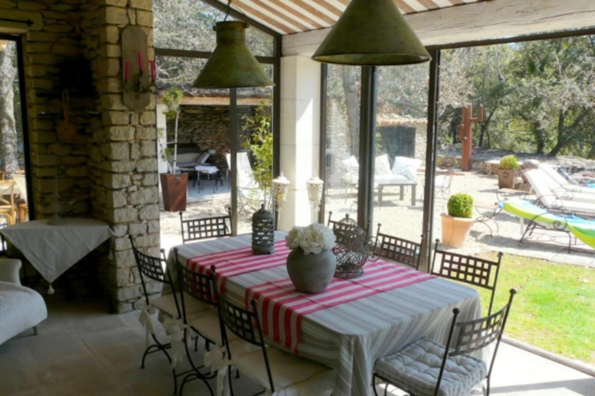 Beautiful Provencal Villa With Pool And Jacuzzi Lacoste (Vaucluse) Exterior foto