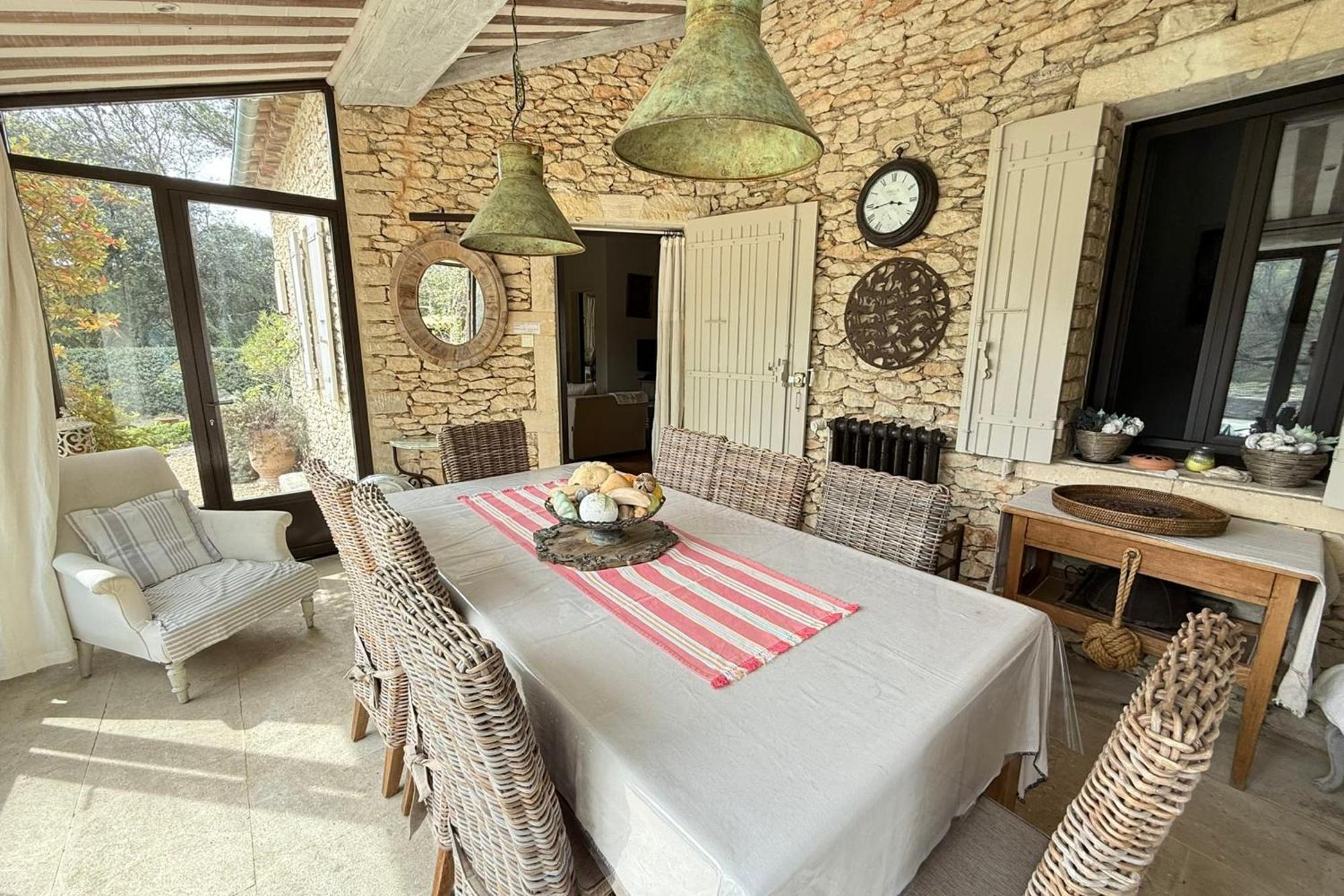 Beautiful Provencal Villa With Pool And Jacuzzi Lacoste (Vaucluse) Exterior foto